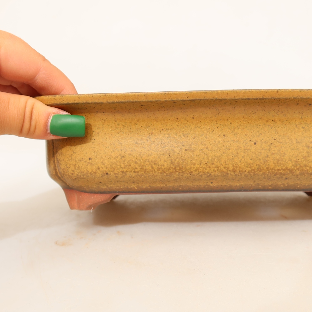 Ceramiczna miska  24 x 17 x 6 cm, kolor żółty