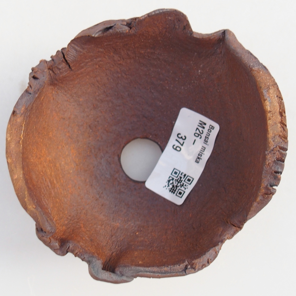 Ceramiczna muszla 10 x 9,5 x 7 cm, kolor brązowy