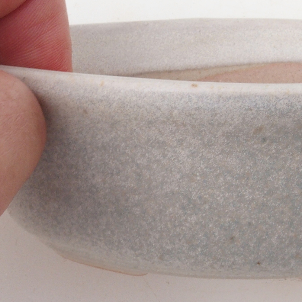 Bonsai bowl H05 - 11 x 8 x 4 cm. - beżowy