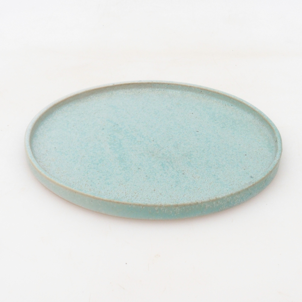 Bonsai bowl round D7-S - 16 x 16 x 1 cm - zielony