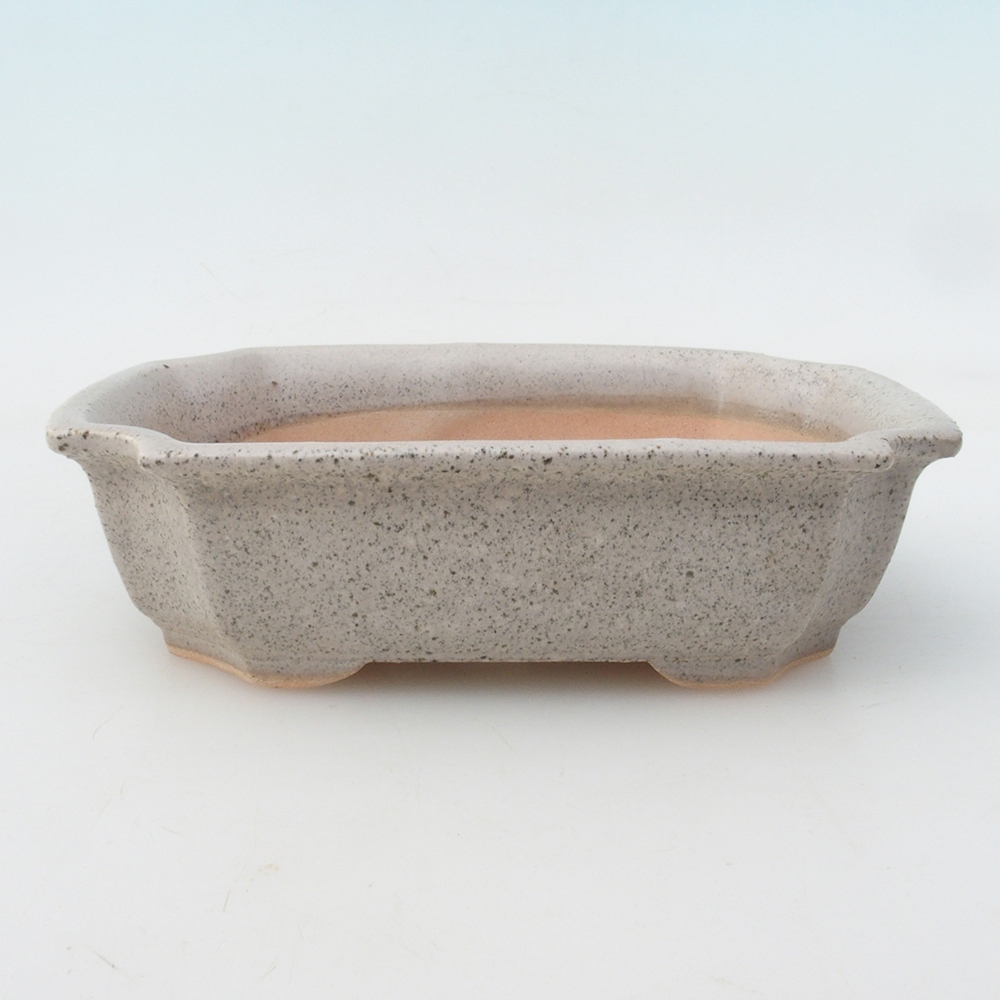 Bonsai bowl + spodek H01 - 12x9x5 cm