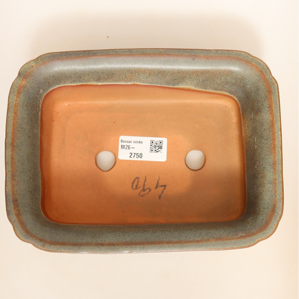 Miska ceramiczna  20 x 15,5 x 5,5 cm, kolor brązowy