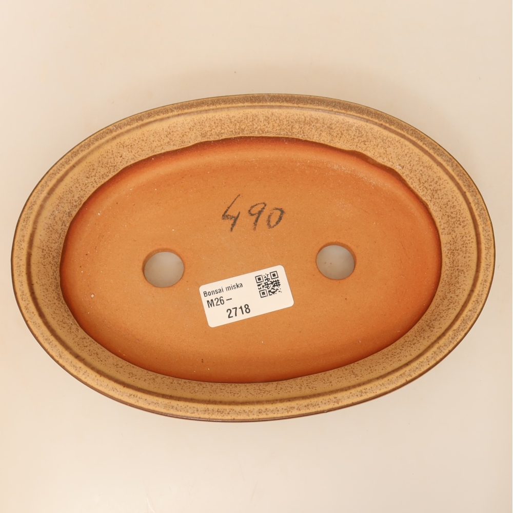 Ceramiczna miska  21 x 14,5 x 3,5 cm, kolor beżowy
