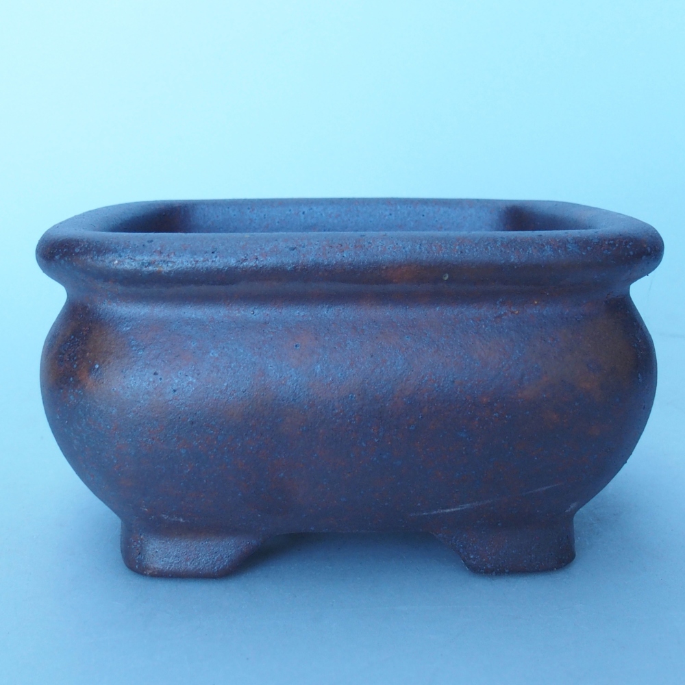 Miska 12,5 x 12,5 x 7 cm brązowa