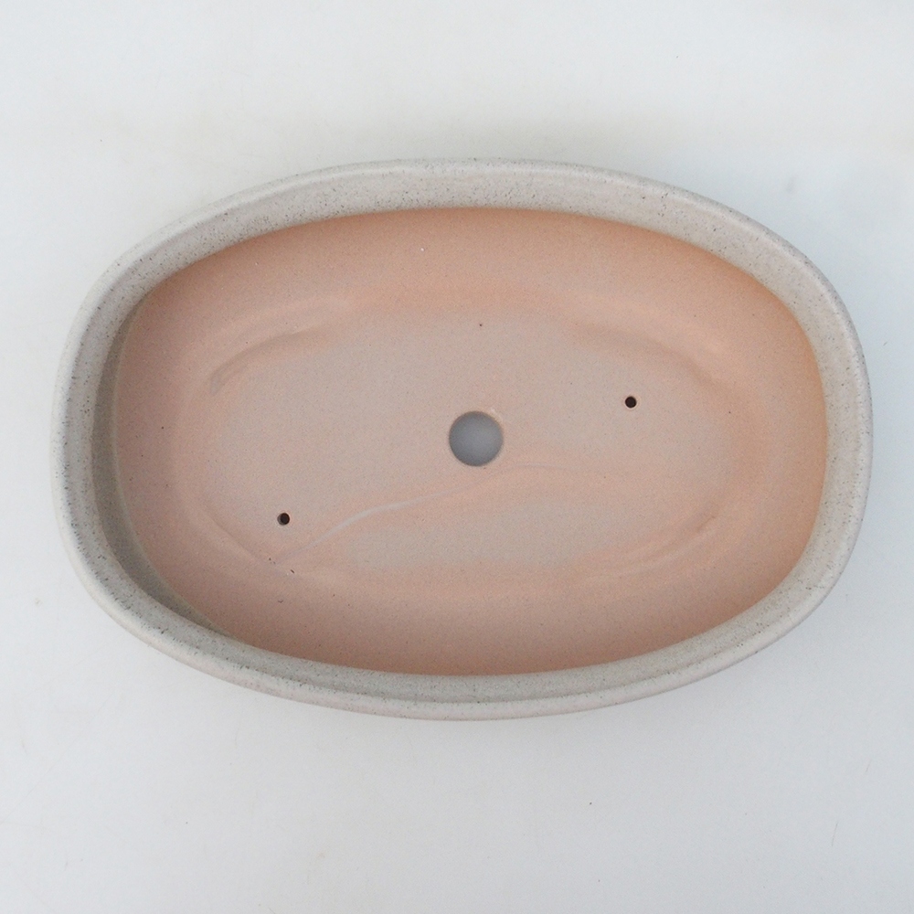 Bonsai bowl H15 - 25,5 x 17,5 x 6 cm. - beżowy