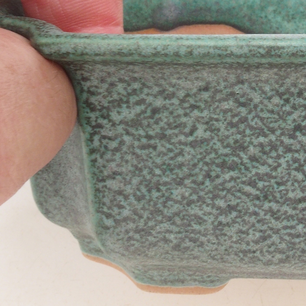 Bonsai bowl H01 - 12 x 9 x 5 cm - brązowy