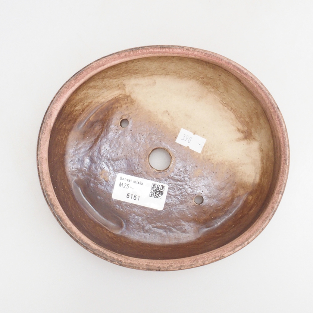 Ceramiczna miska do bonsai 18 x 16 x 4 cm, kolor różowy