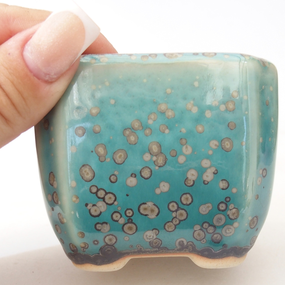 Miska 7 x 7 x 6 cm niebieska