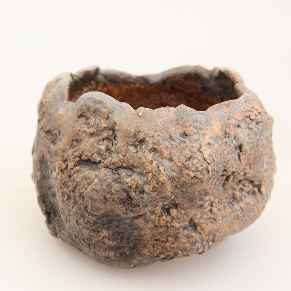 Ceramiczna skorupka  6 x 5,5 x 5,5 cm, kolor niebieski