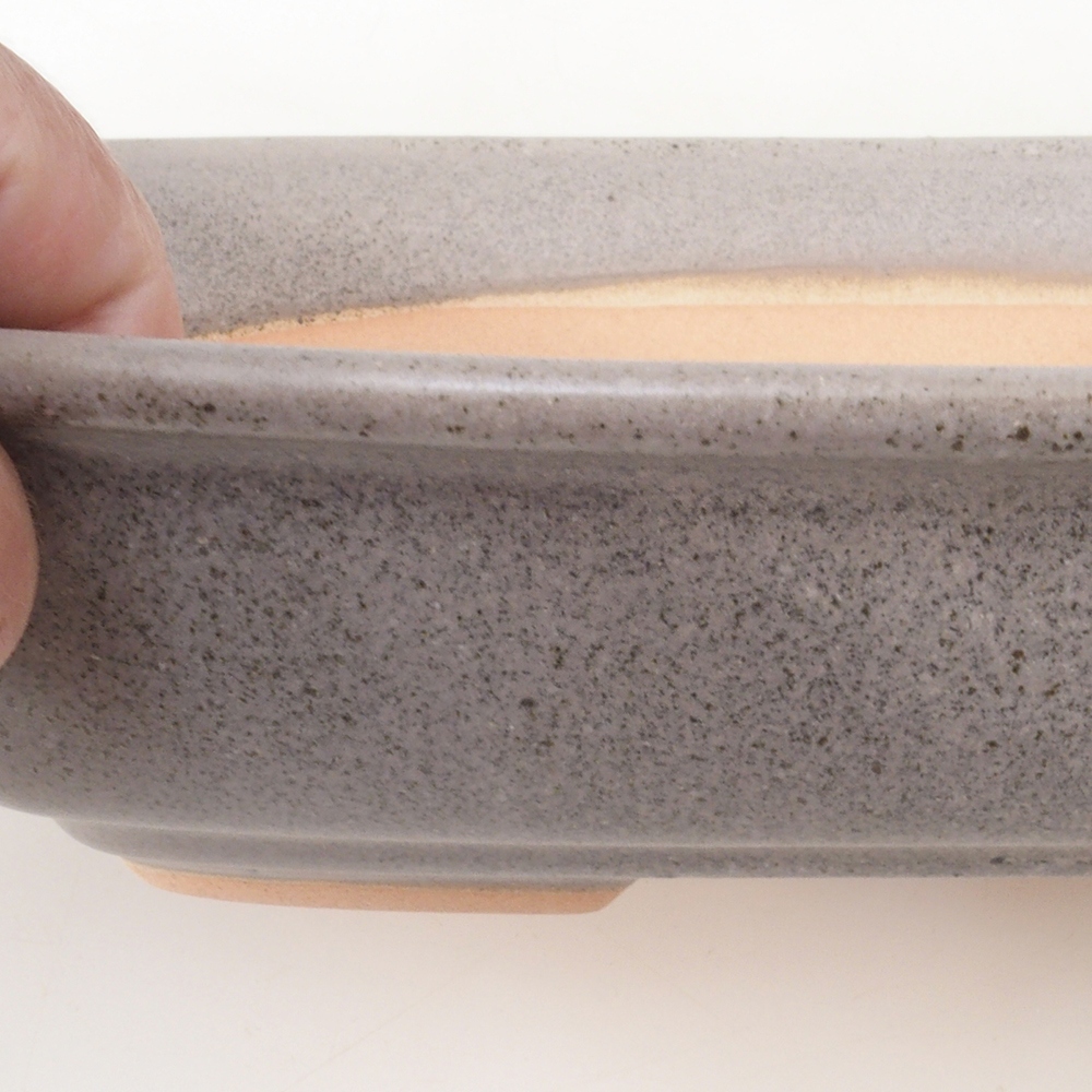 Bonsai bowl H09 - 30 x 23 x 7,5 cm. - beżowy