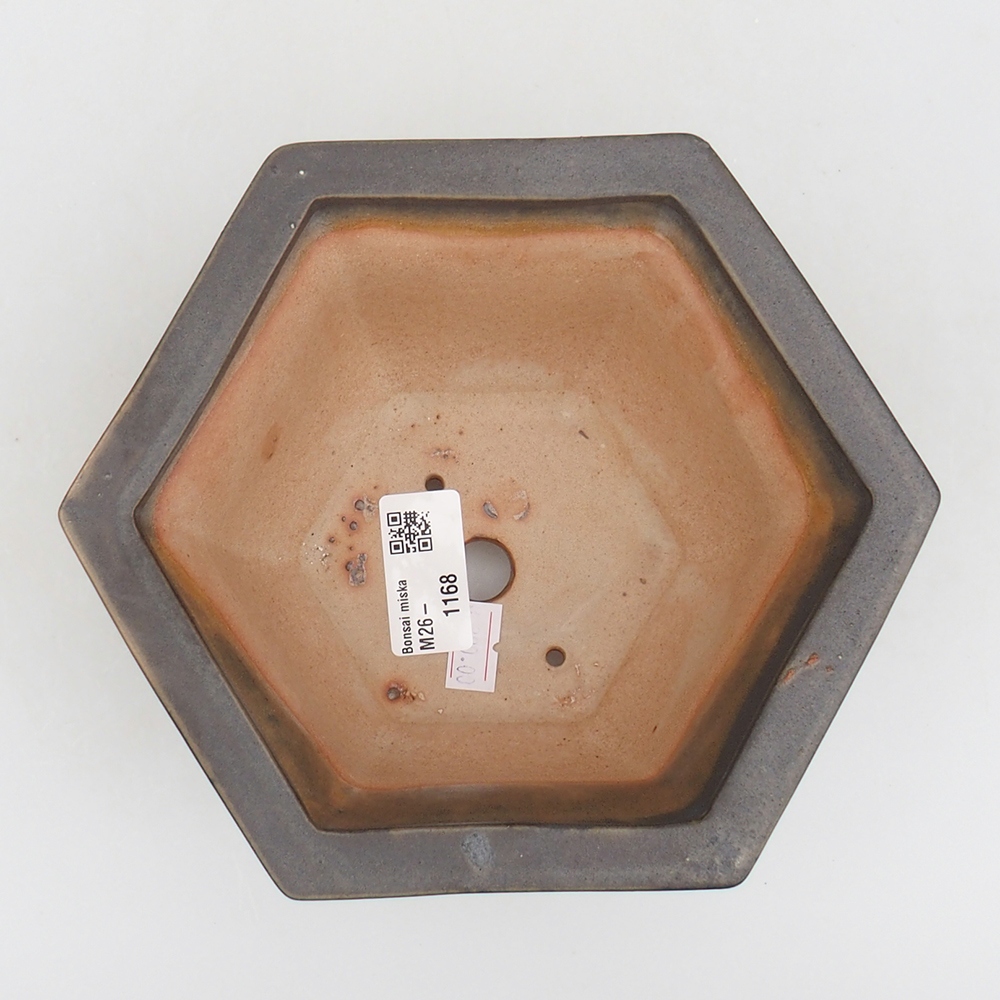 Ceramiczna miska na bonsai 18 x 16 x 9 cm, zielona