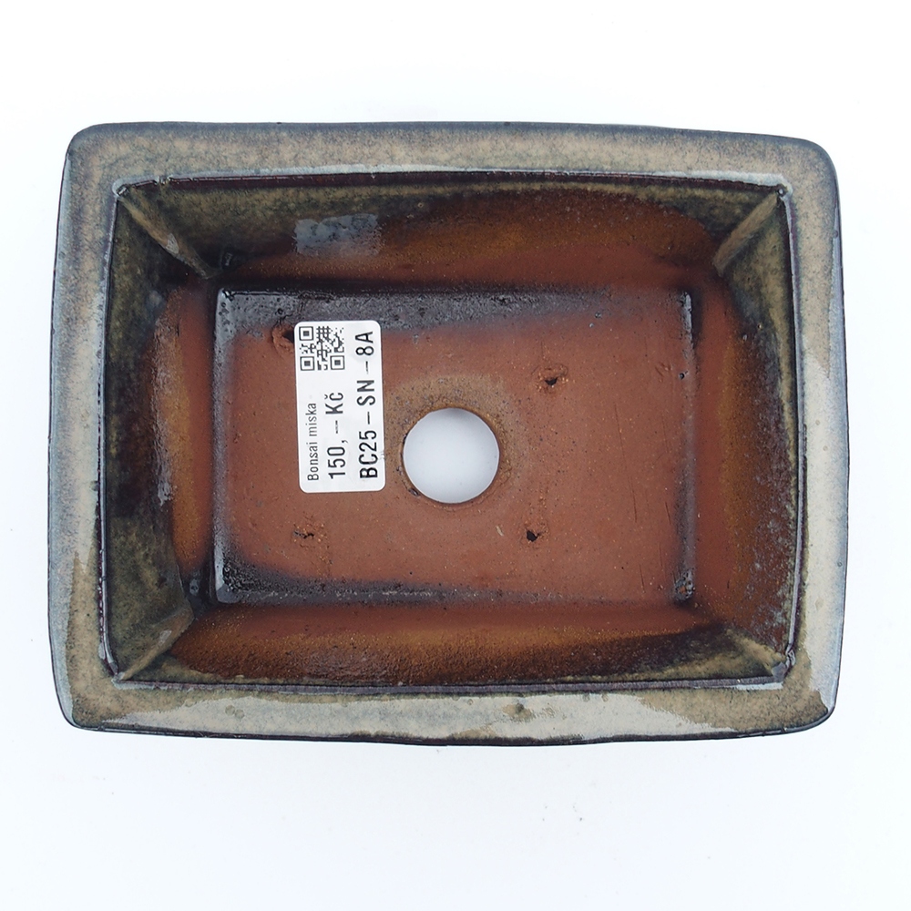 Miska 20 x 16,5 x 8 cm szaro-beżowa