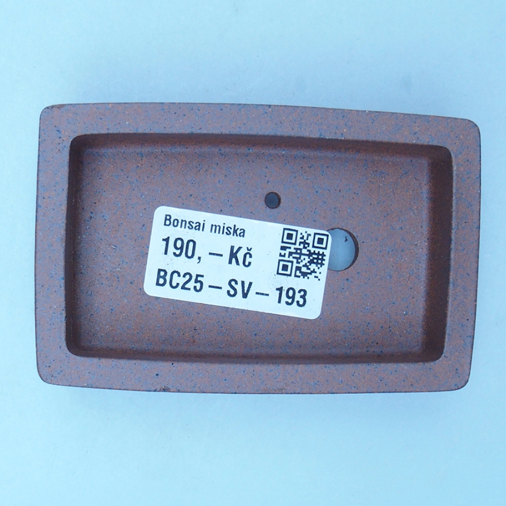 Miska 9 x 6 x 2 cm brązowa