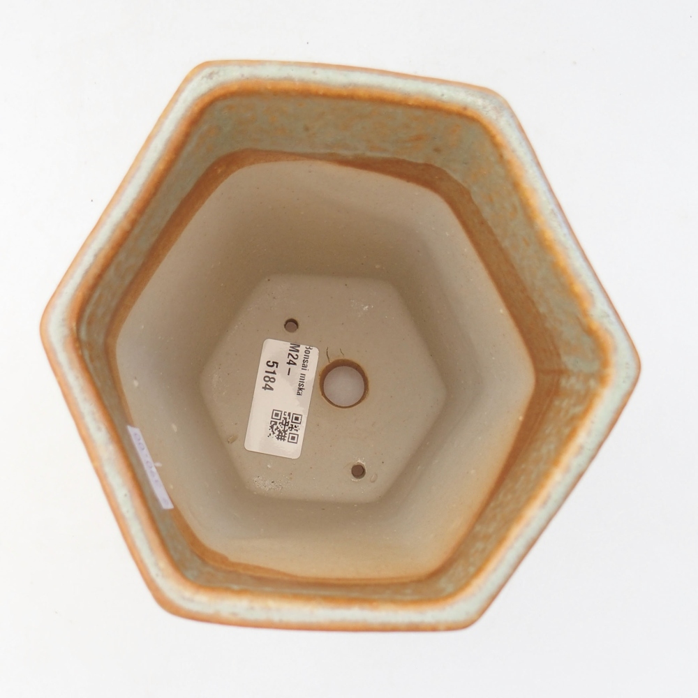 Ceramiczna miska bonsai 13 x 11,5 x 17 cm, kolor zielony