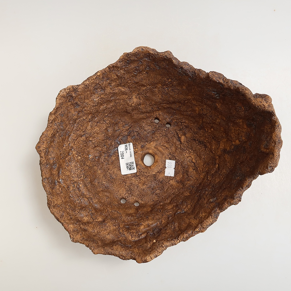 Ceramiczna skorupa 22 x 20 x 16,5 cm, kolor brązowy