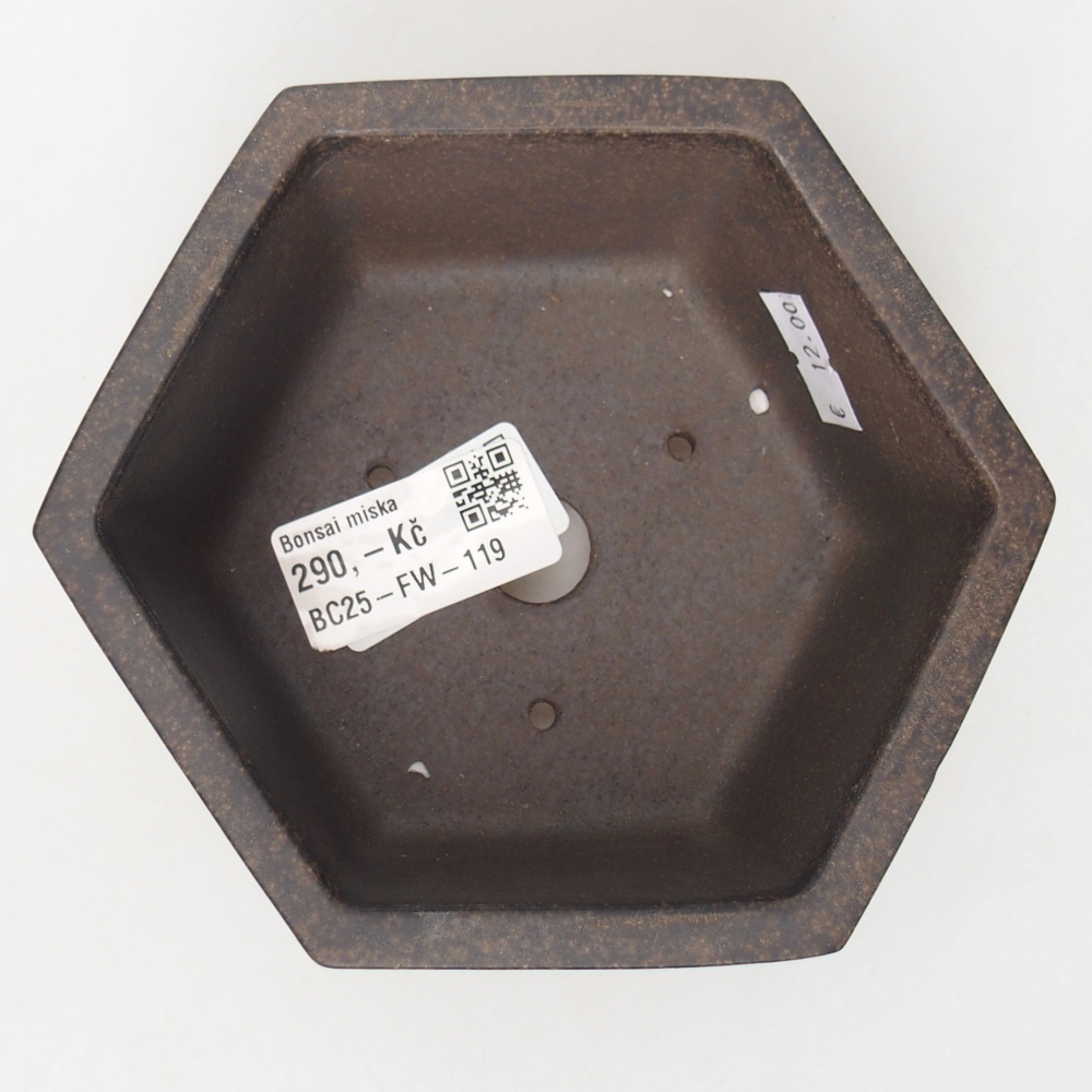 Miska 13 x 11,5 x 6 cm brązowa ochra