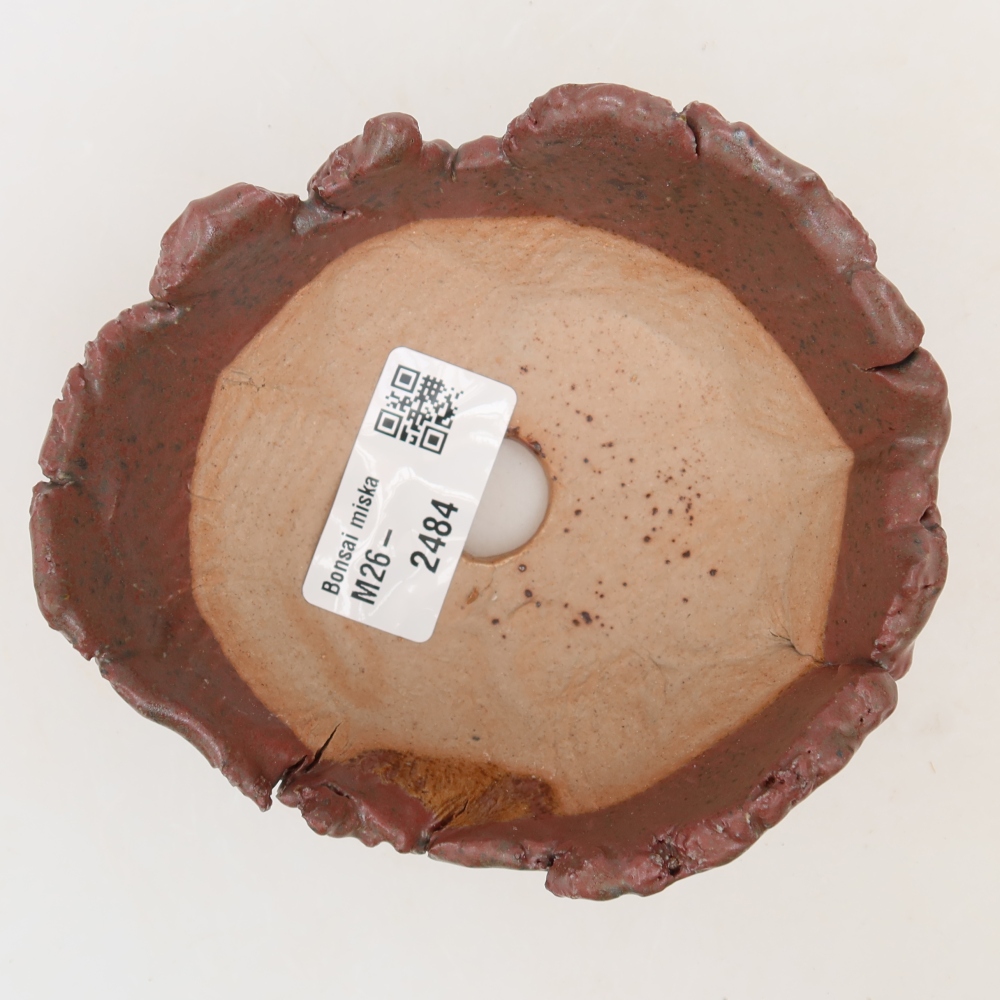 Ceramiczna skorupka  11 x 10 x 5,5 cm, kolor różowy