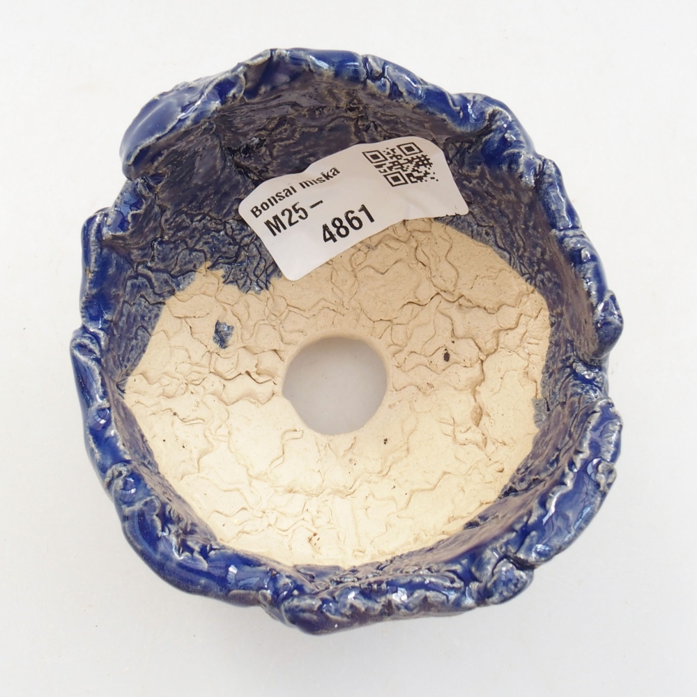 Muszla ceramiczna 7 x 7 x 7 cm, kolor niebieski