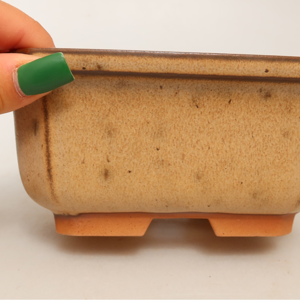 Miska ceramiczna  15 x 12 x 7 cm, kolor beżowy
