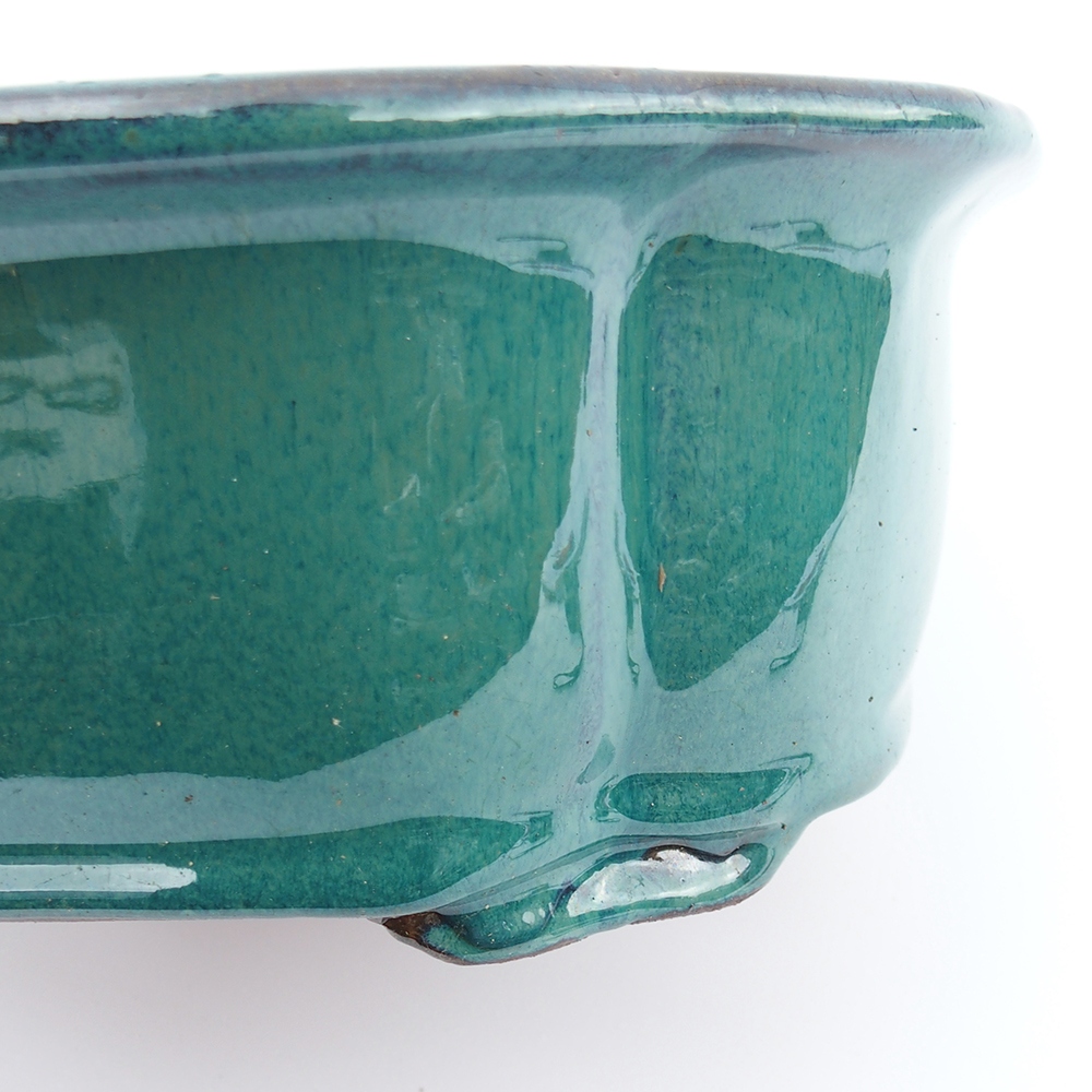 Miska 32 x 26 x 10,5 cm zielono-niebieska