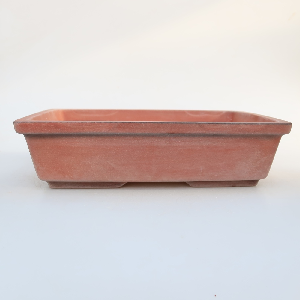 Ceramiczna miska  25,5 x 19 x 7 cm, kolor ceglasty