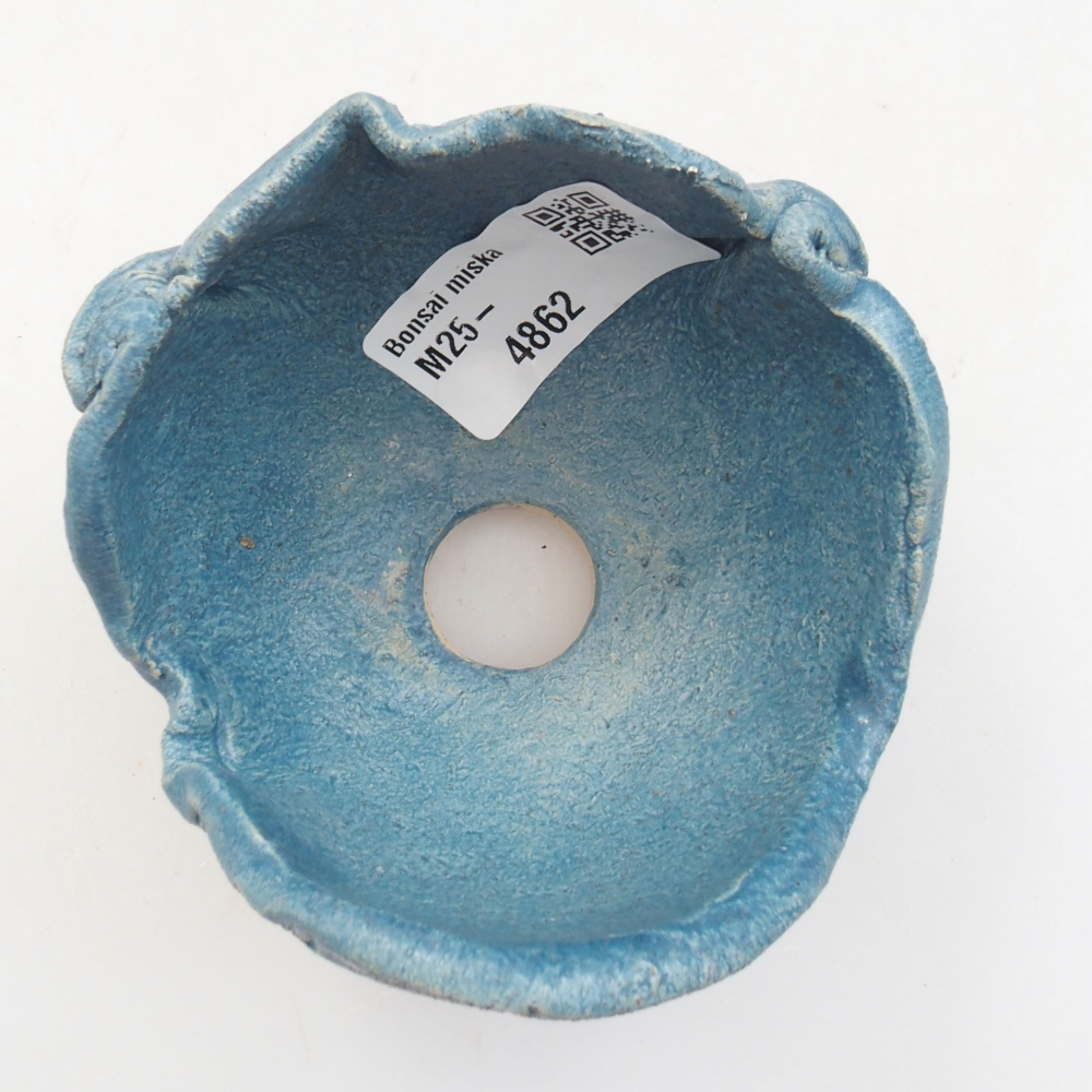 Muszla ceramiczna 7 x 7 x 6 cm, kolor niebieski