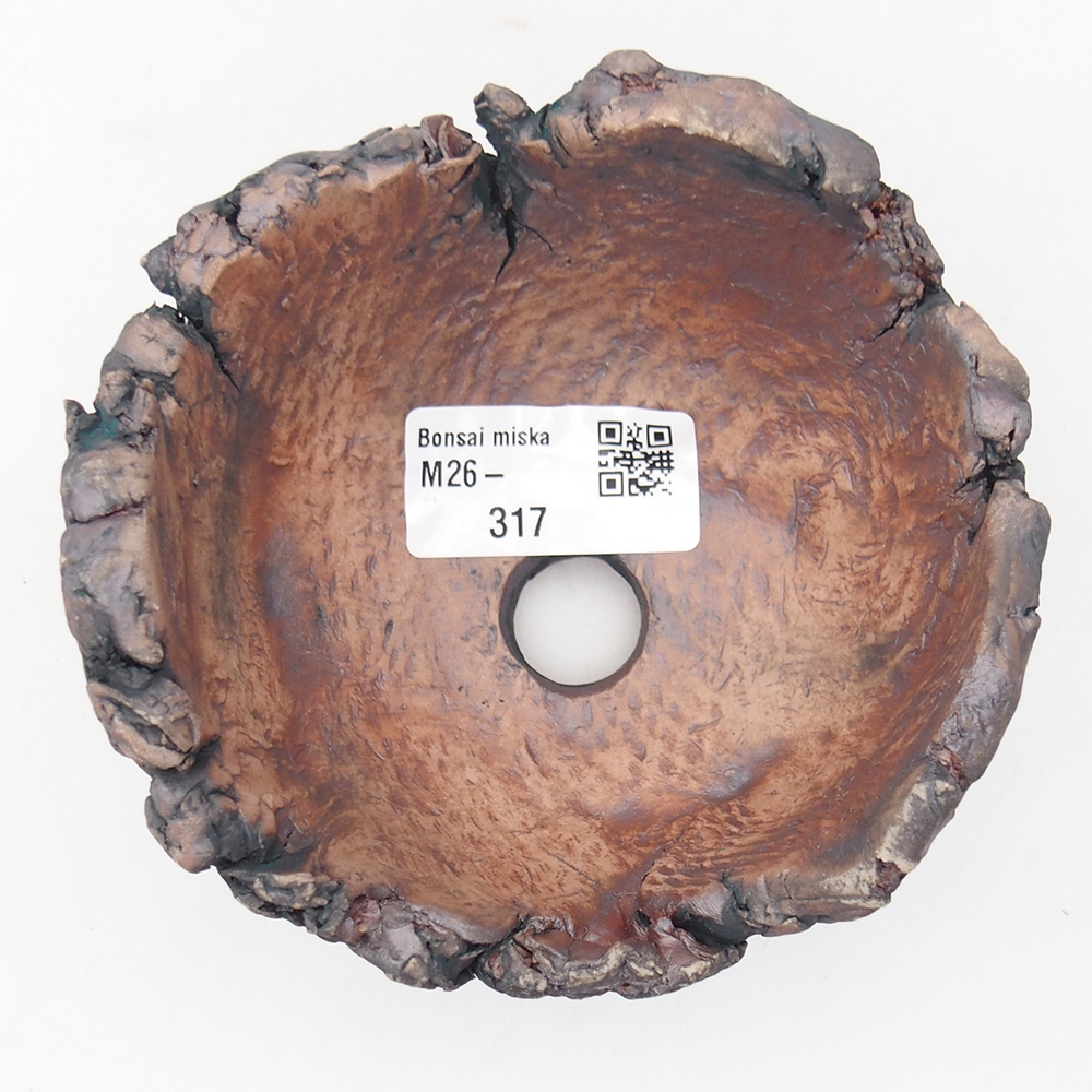 Ceramiczna muszla 11 x 10,5 x 7 cm, kolor zielony