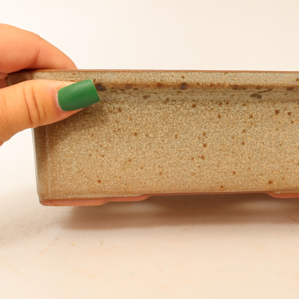 Miska ceramiczna  20 x 15,5 x 5,5 cm, kolor beżowy