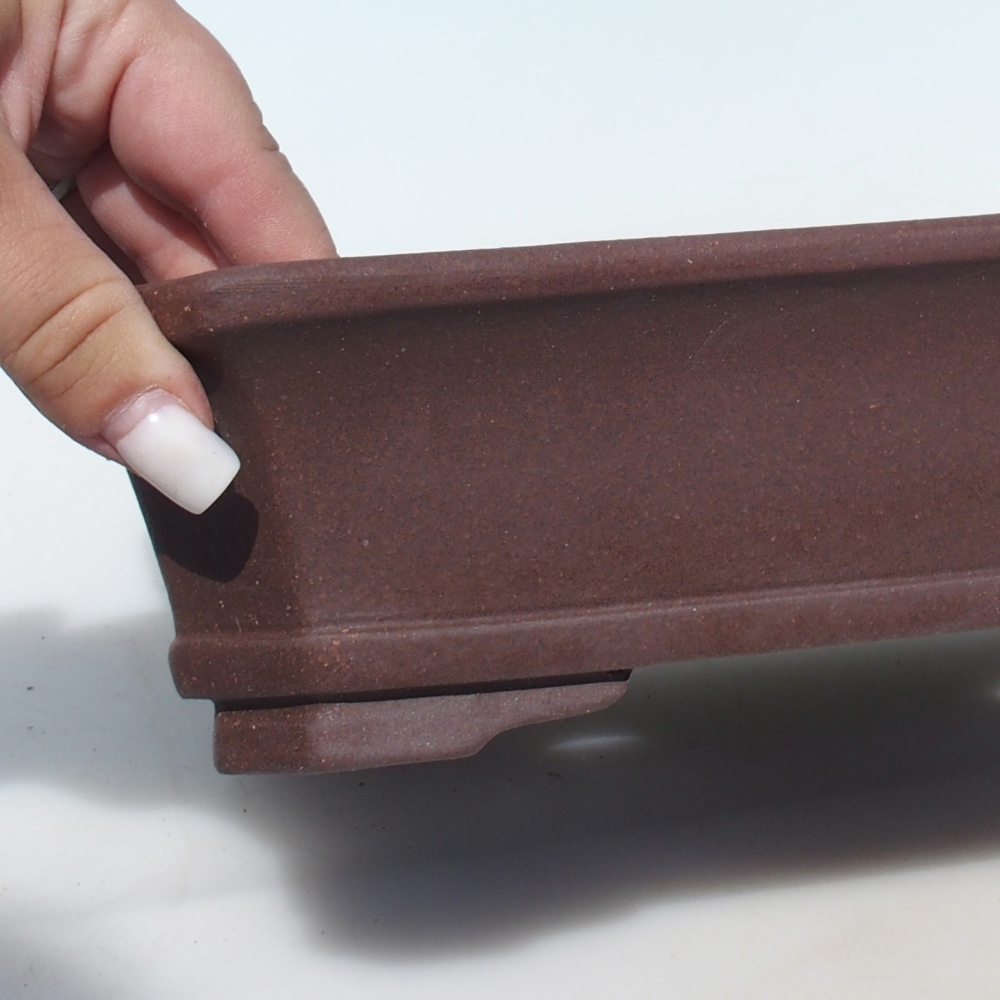 Misa do bonsai 30,5 x 24,5 x 7 cm brzoza brązowa