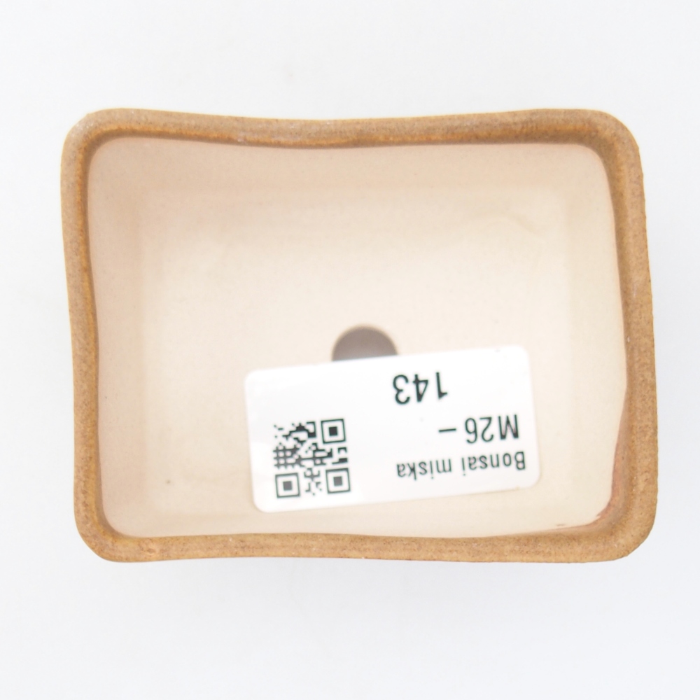 Mini miska do bonsai 7 x 5 x 3,5 cm, brązowa