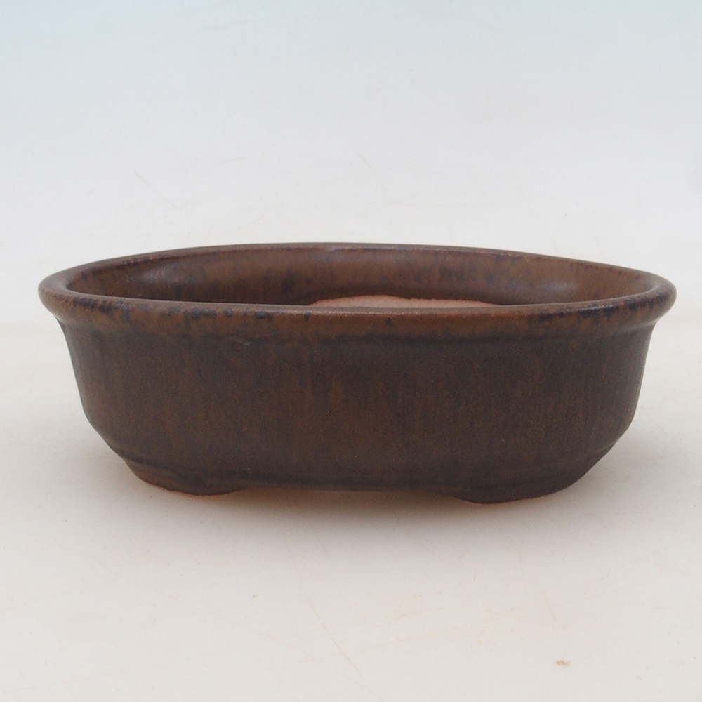 Bonsai bowl + spodek H04 - brązowy