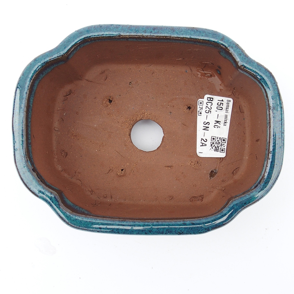 Miska 16 x 13 x 5,5 cm niebiesko-zielona
