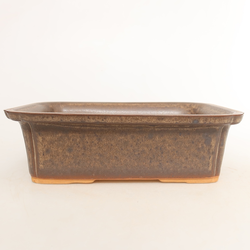 Miska ceramiczna  20 x 15,5 x 5,5 cm, kolor brązowy