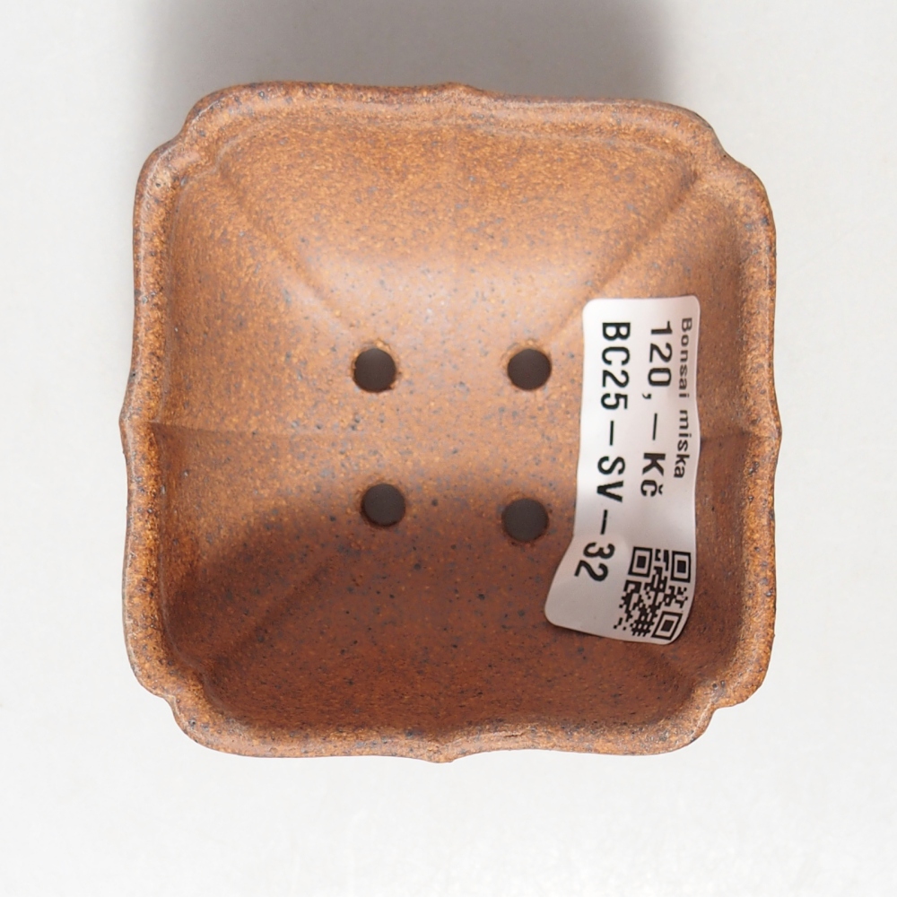 Miska 8 x 8 x 4,5 cm brązowa