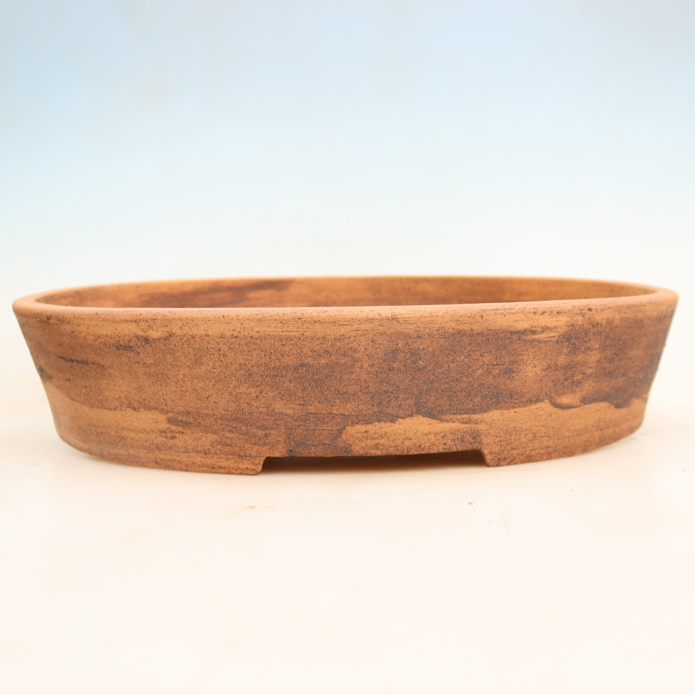 Ceramiczna miska do bonsai 38 x 30,5 x 7,5 cm, kolor brązowy