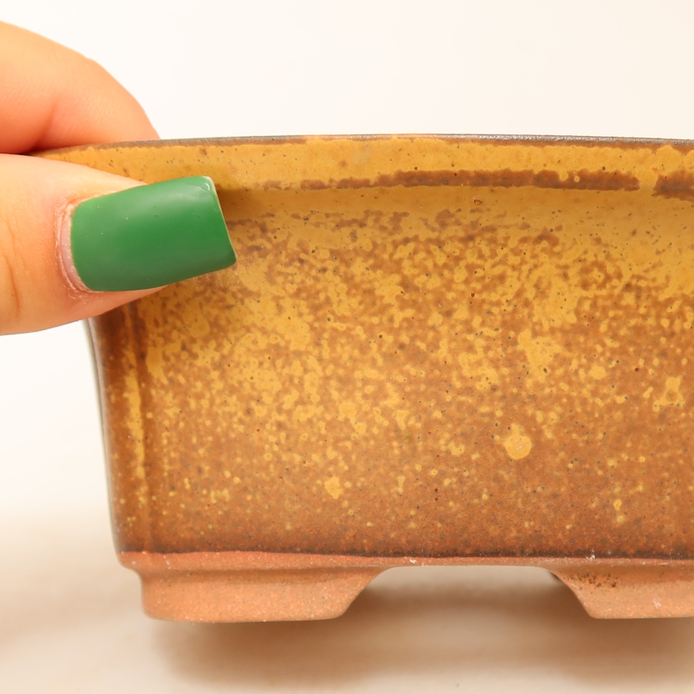 Ceramiczna miska  13 x 10,5 x 5,5 cm, kolor żółty