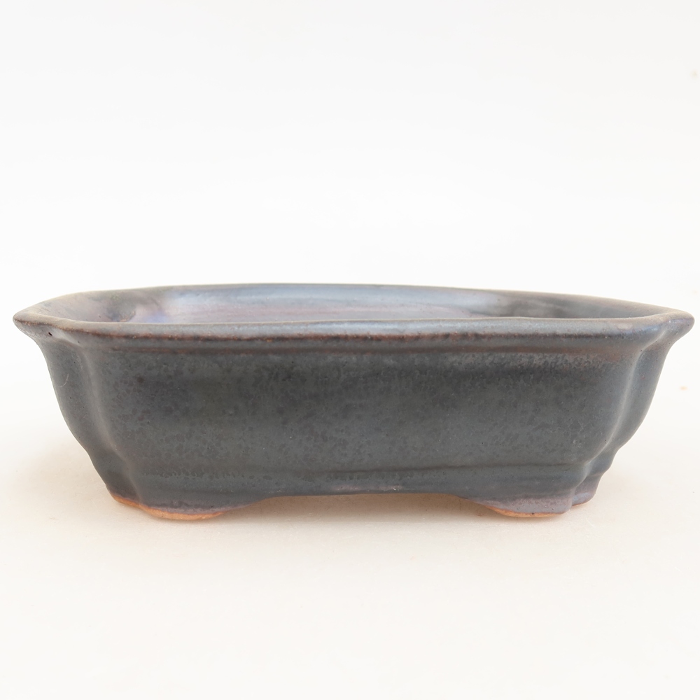 Ceramiczna miska do bonsai 15,5 x 12 x 4,5 cm, brązowa