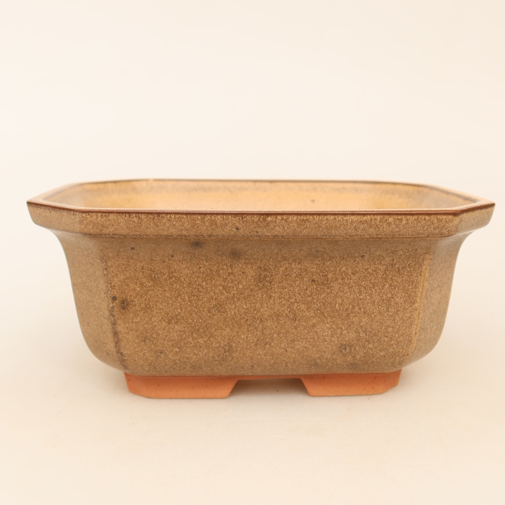 Ceramiczna miska  15 x 12 x 7 cm, kolor brązowy