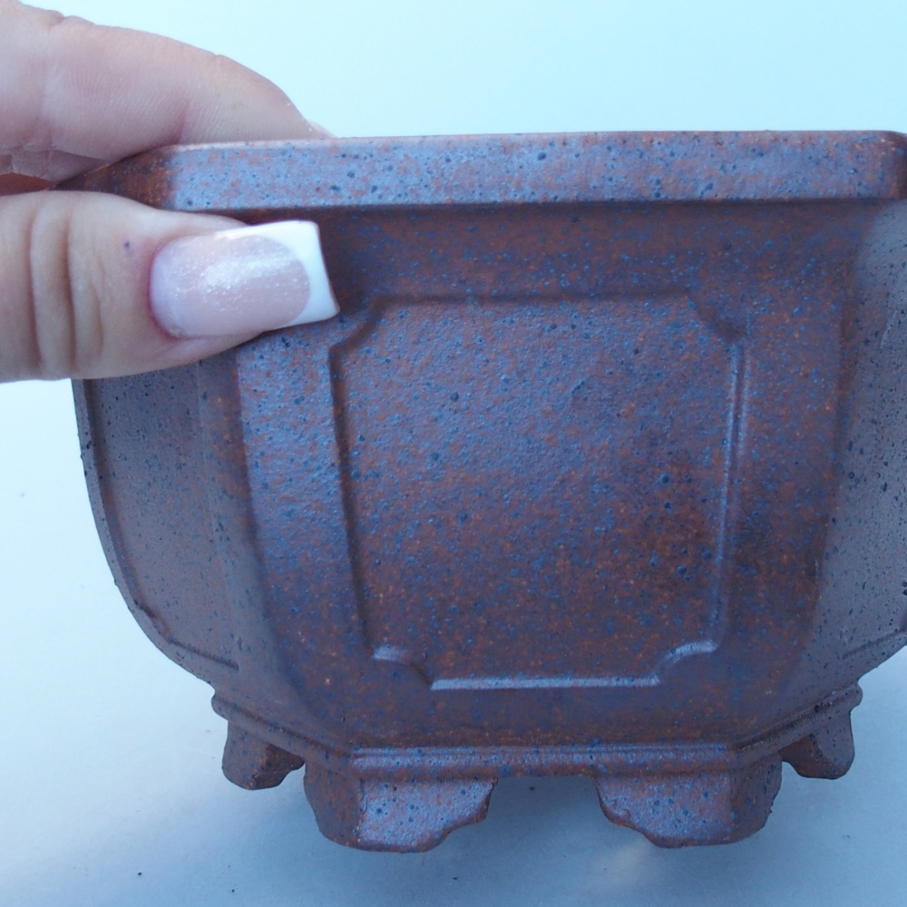 Miska 15,5 x 14 x 8 cm brązowa