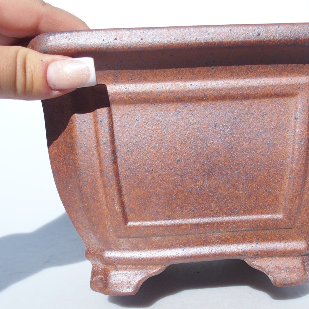 Miska 18 x 18 x 11,5 cm brązowa