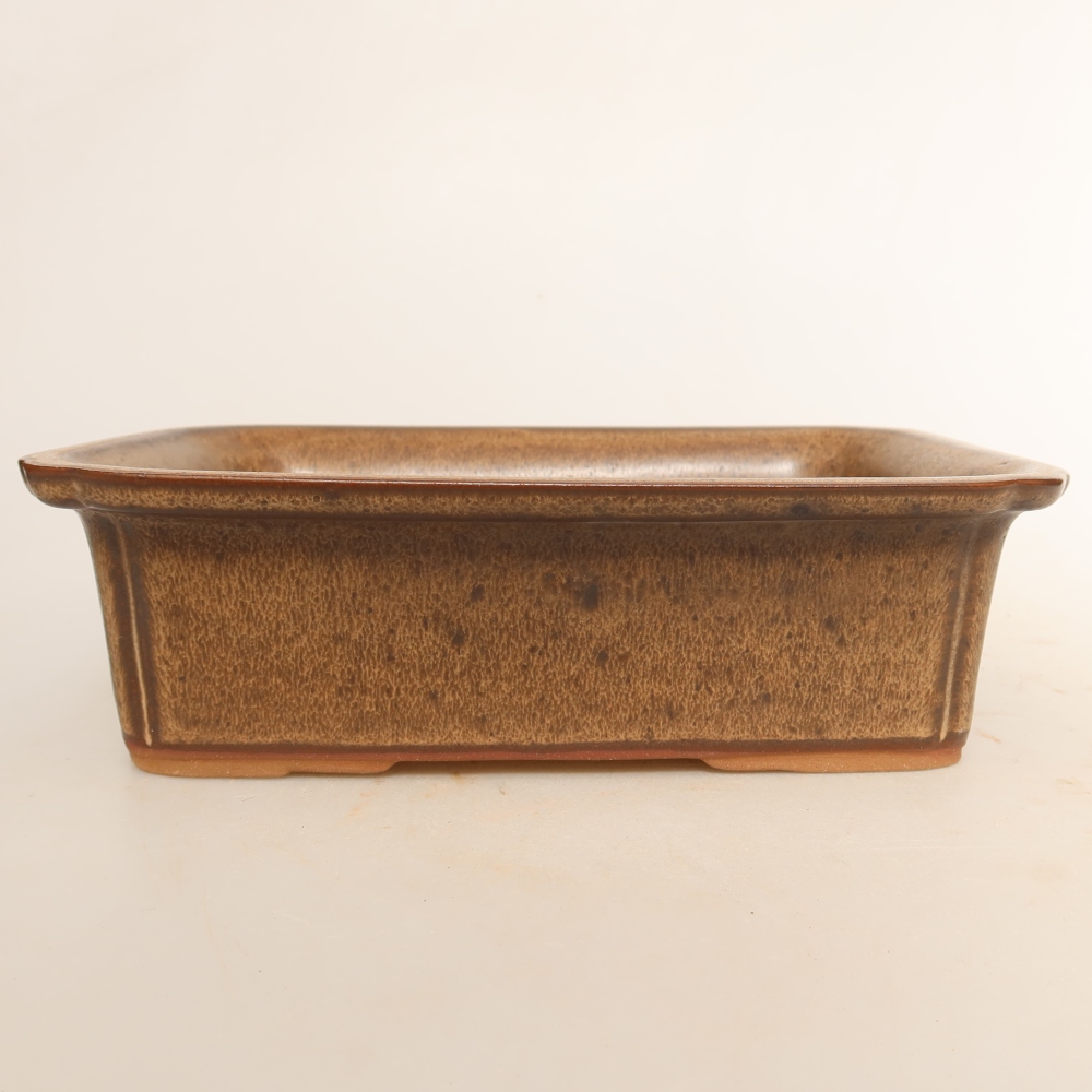 Miska ceramiczna  20 x 15,5 x 5,5 cm, kolor brązowy