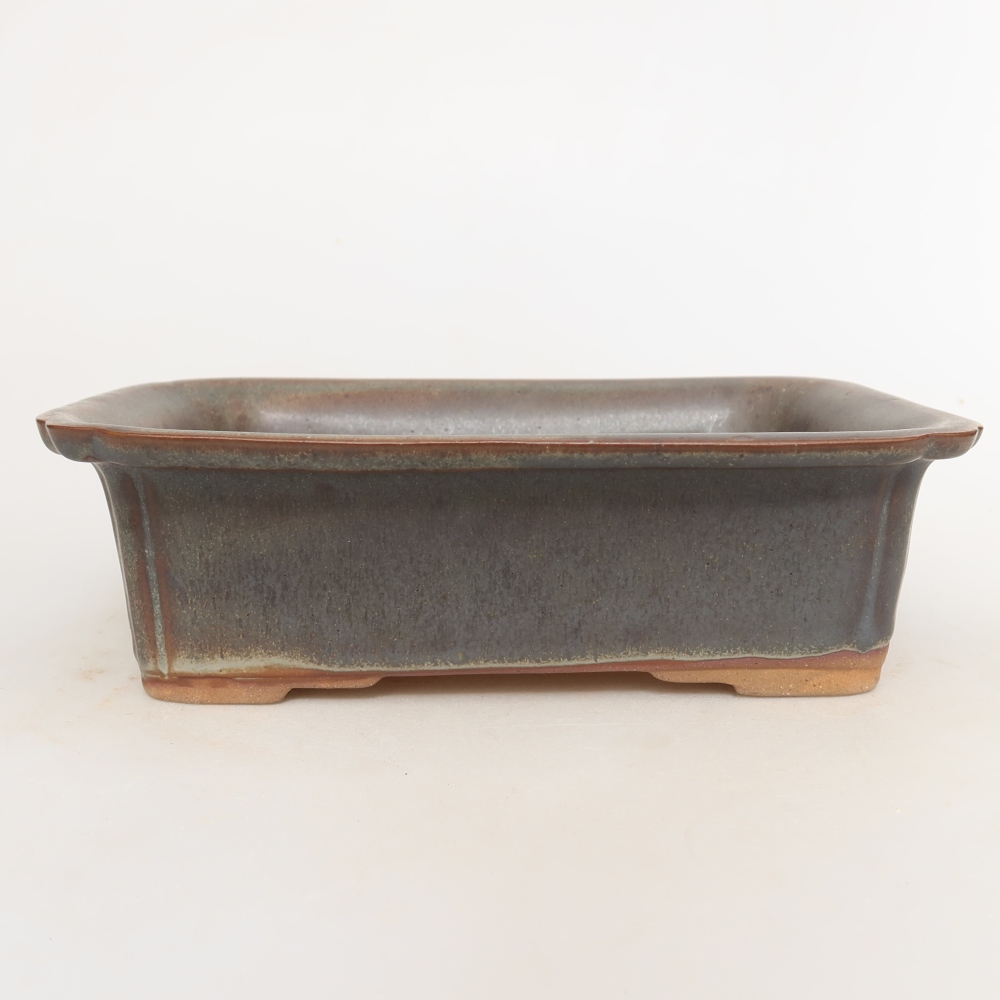 Miska ceramiczna  20 x 15,5 x 5,5 cm, kolor brązowy