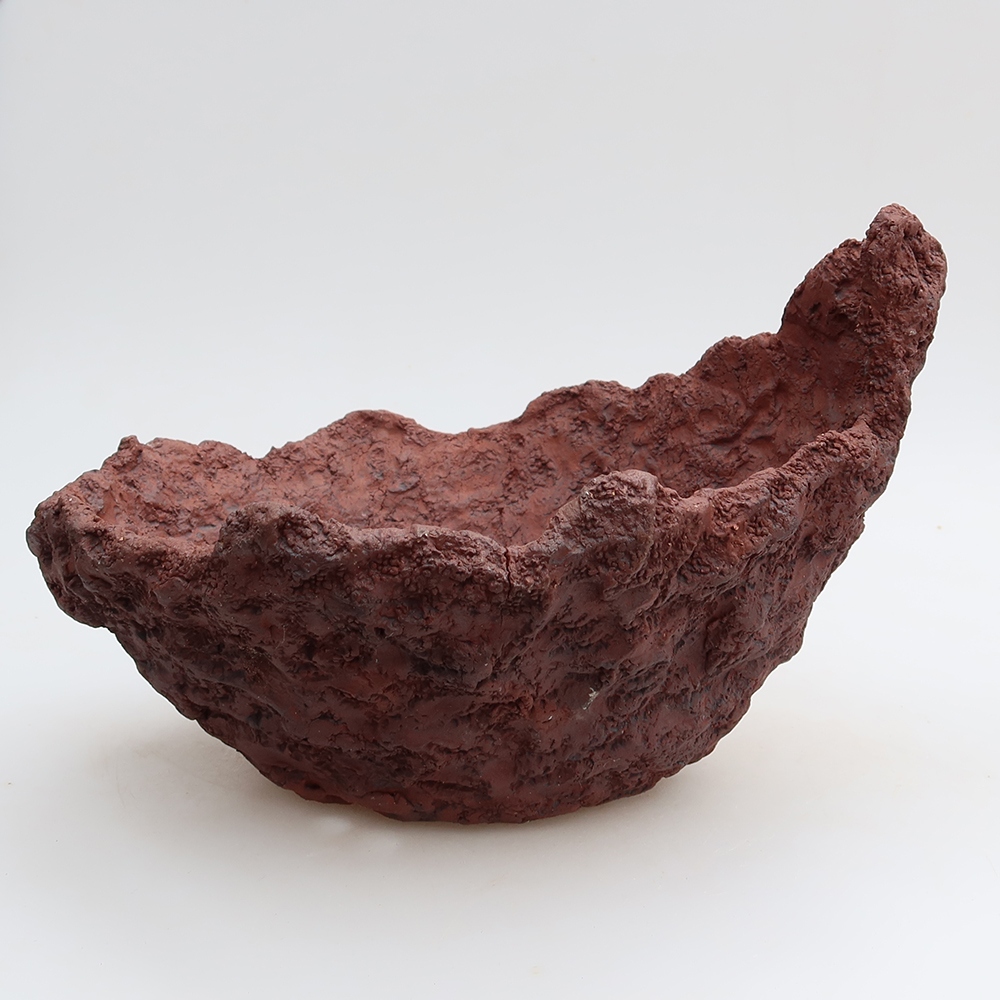 Ceramiczna skorupa 23 x 20 x 16,5 cm, kolor brązowy