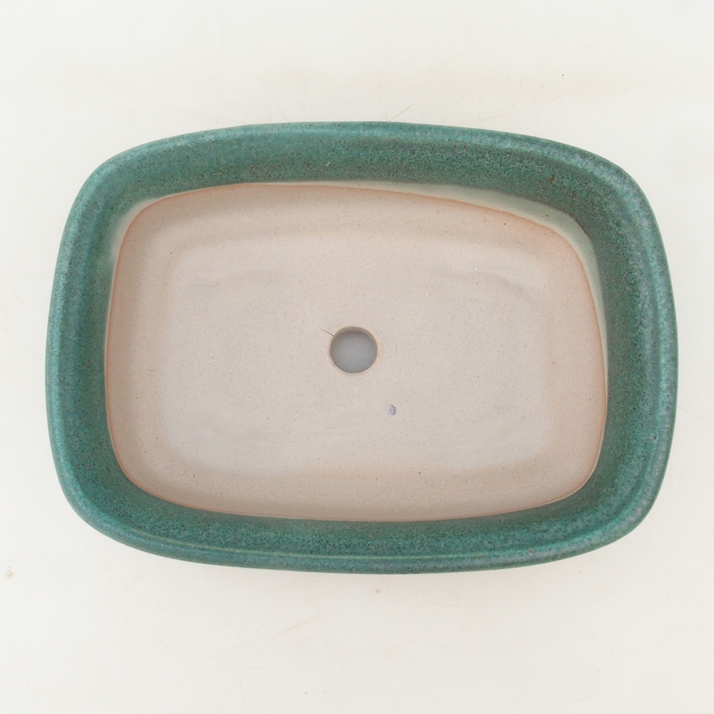 Bonsai bowl H02 - 19 x 13 x 5 cm. - zielony