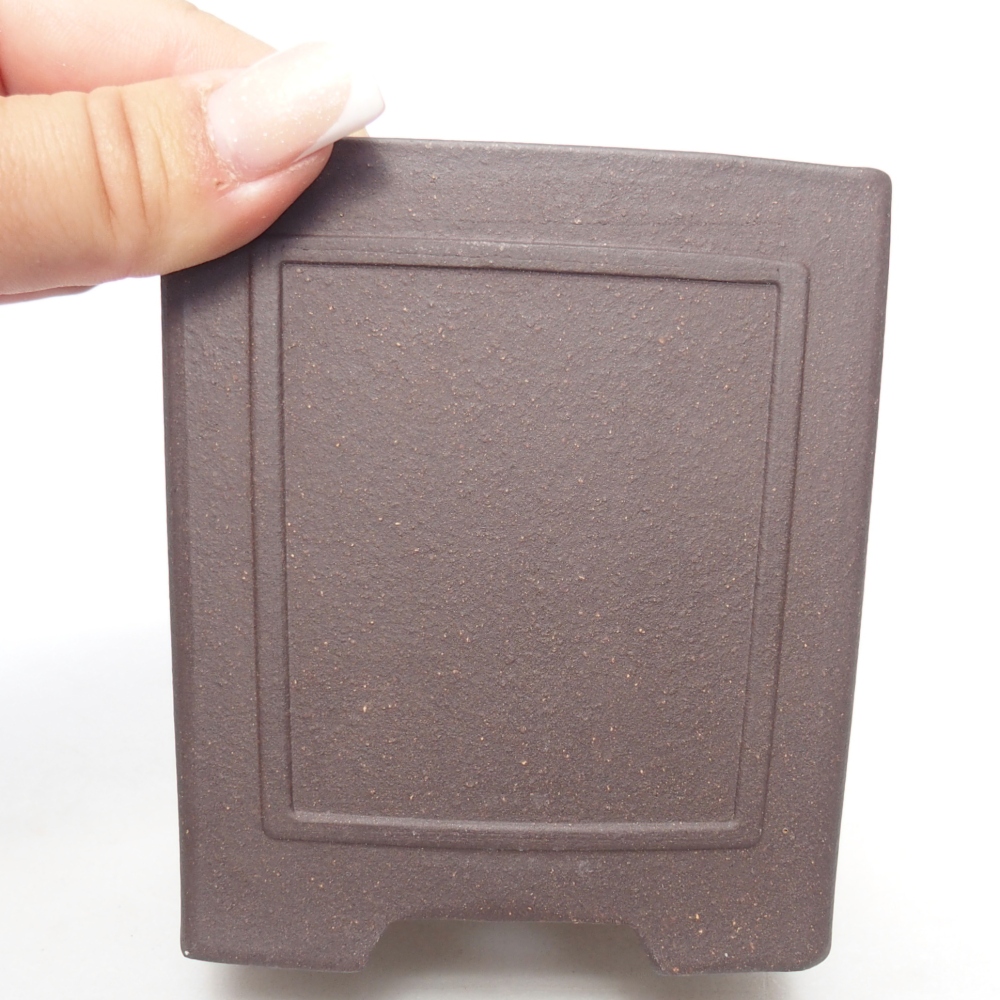 Miska 9 x 9 x 10 cm brązowa