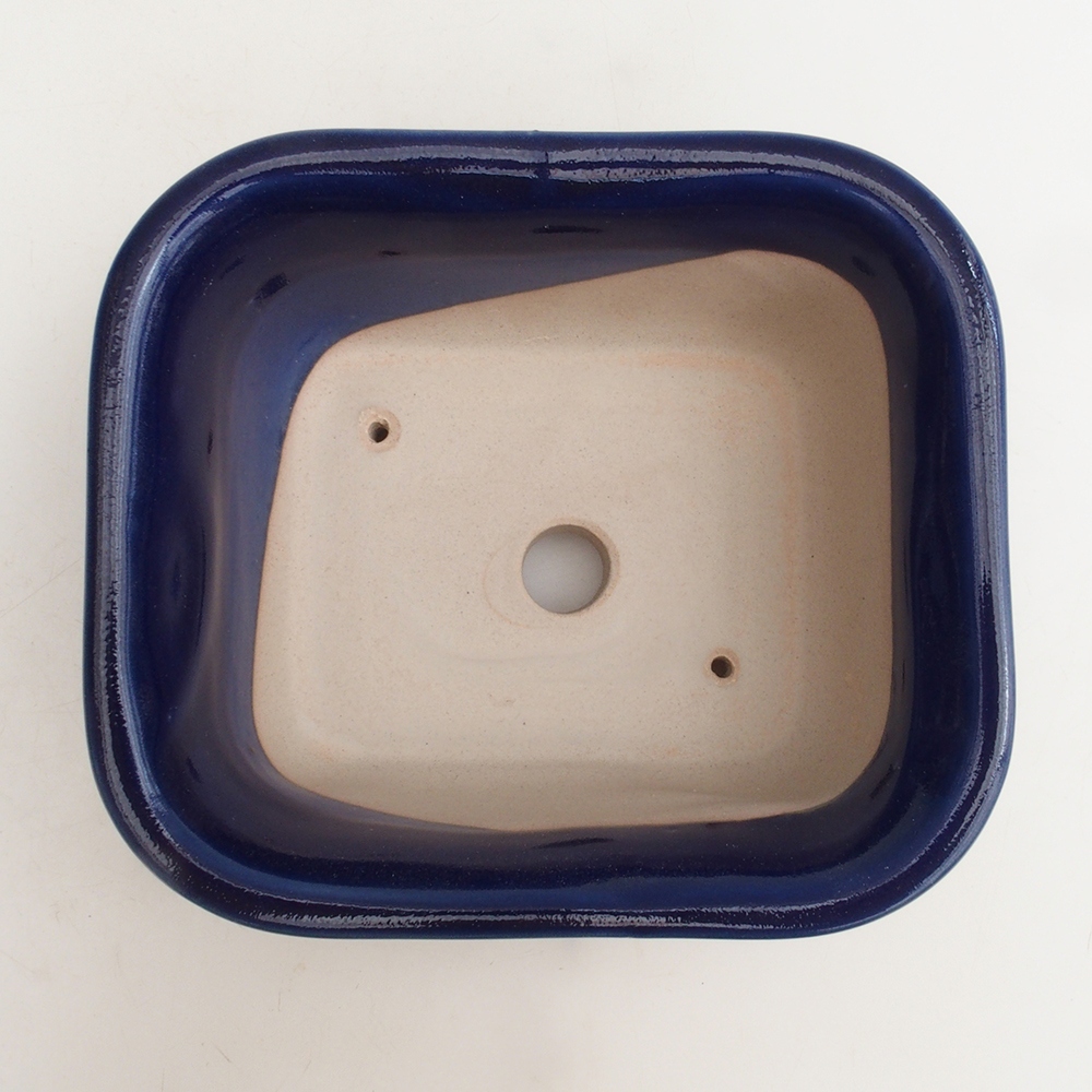 Bonsai bowl H36 - 17 x 15 x 7,5 cm. - niebieski