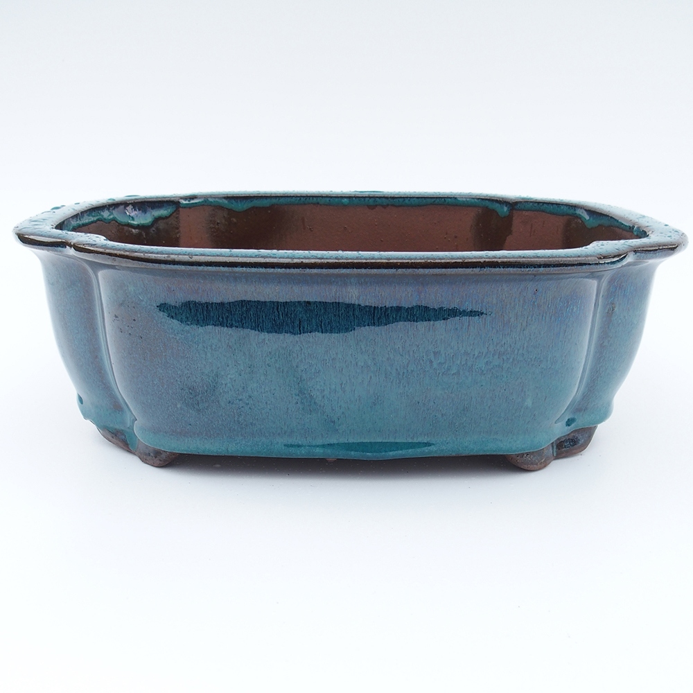 Miska 32 x 26 x 10,5 cm niebiesko-zielona
