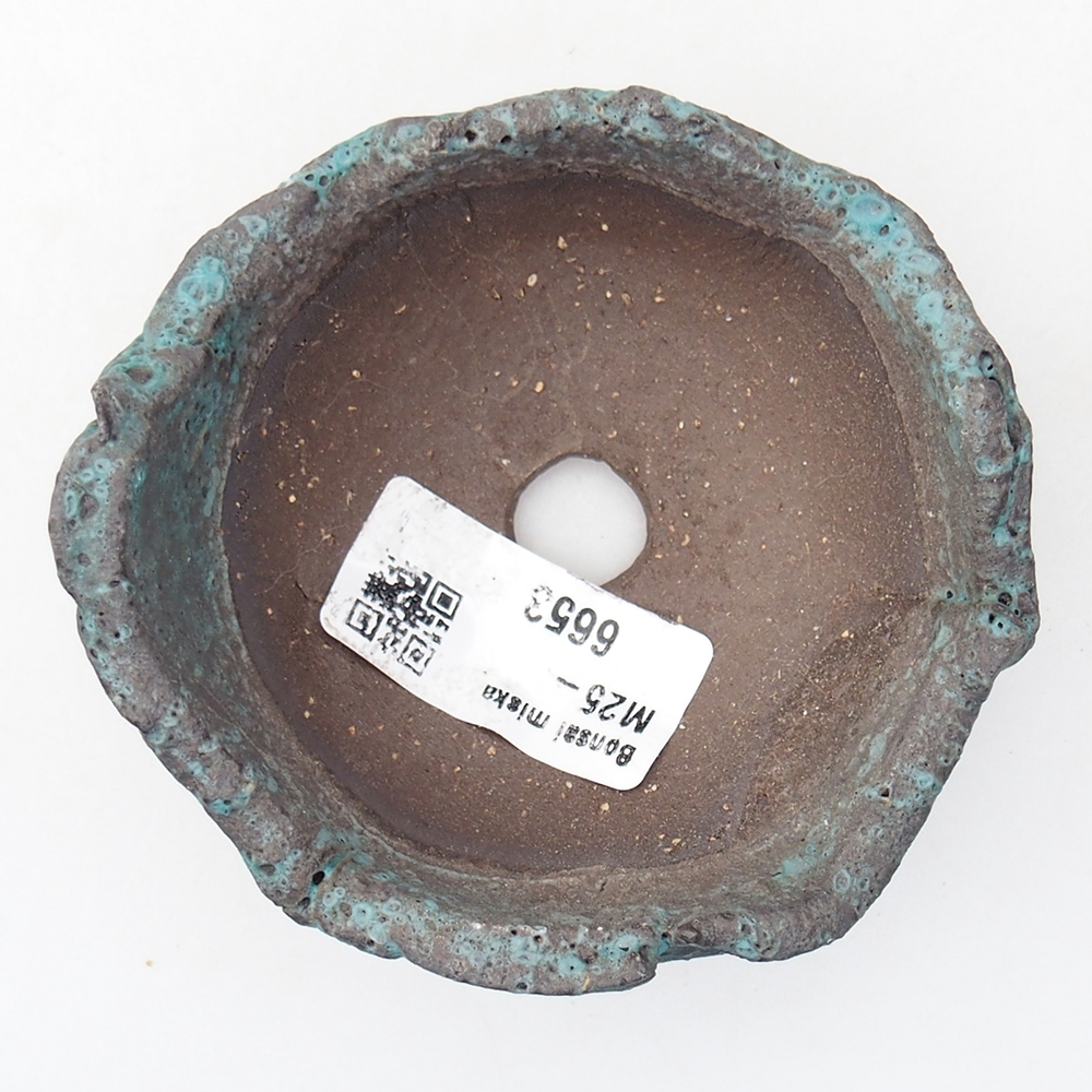 Ceramiczna muszla 9 x 8,5 x 4,5 cm, kolor niebieski