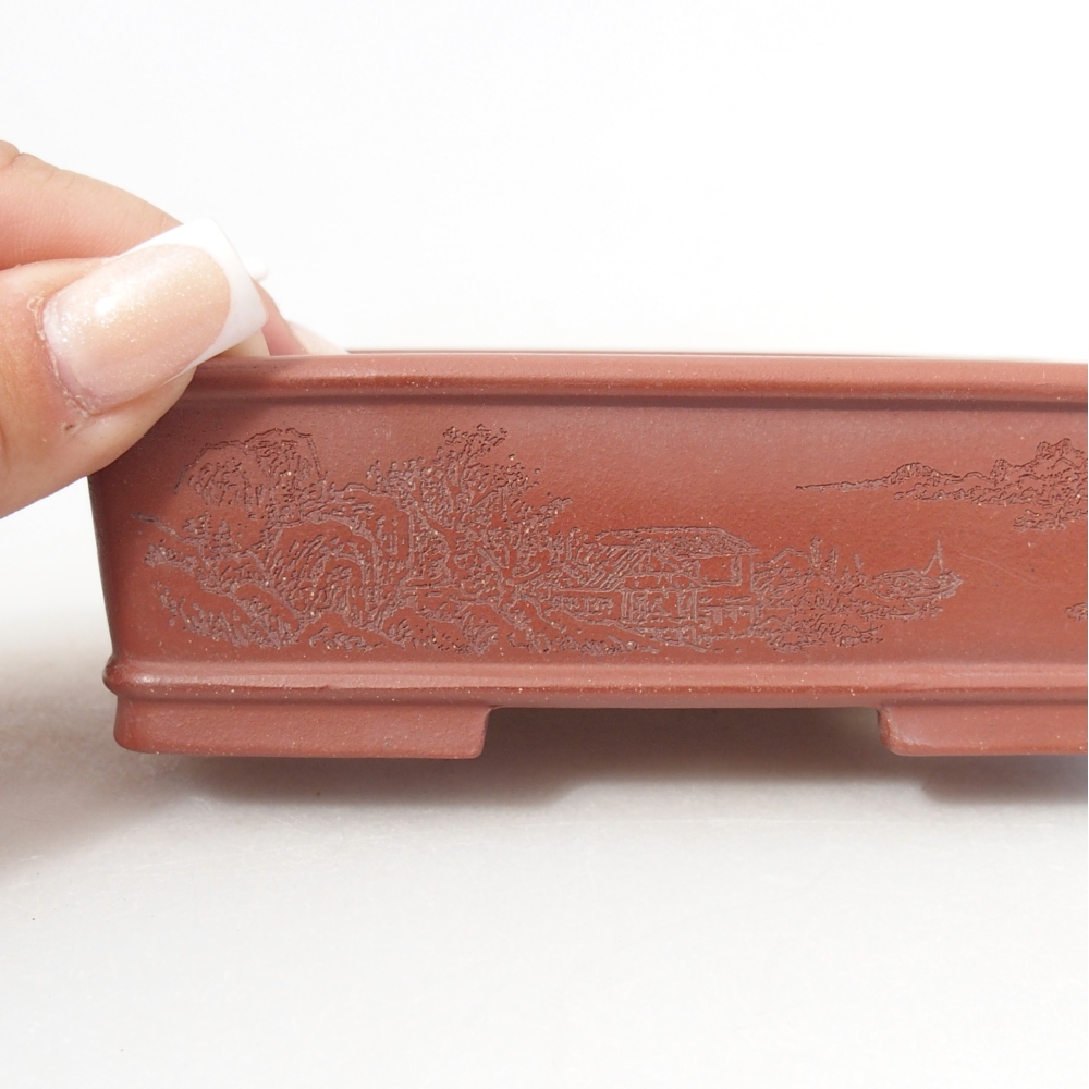 Miska 11,5 x 7,5 x 4 cm kolor ceglasty