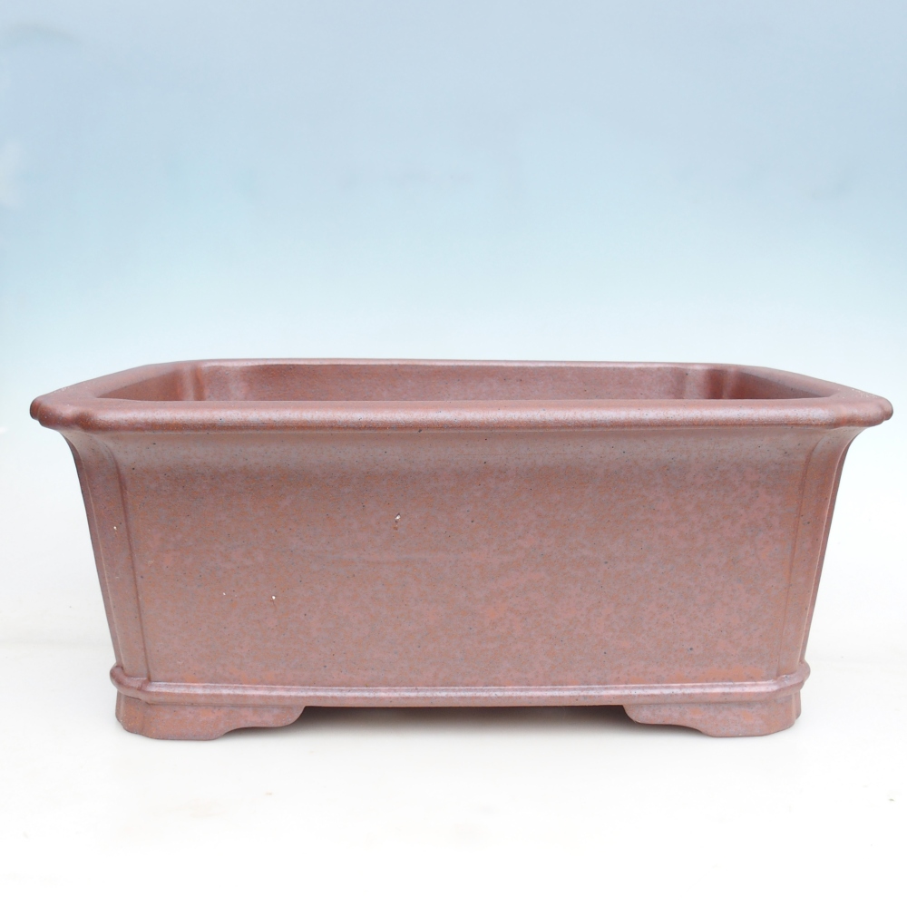 Ceramiczna misa bonsai 51,5 x 37,5 x 20 cm, kolor metaliczny - WYŁĄCZNIE ODBIÓR OSOBISTY lub transport paletowy